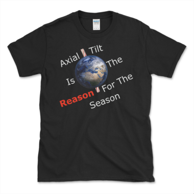 Christmas T-shirt For Athiest. Black by Left Arrow Tees.