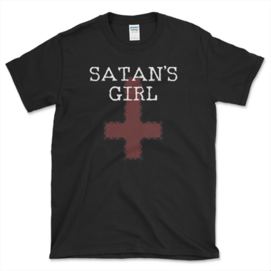 Sexy Satanic Saying T-shirt Black by Left Arrow Tees
