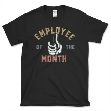 Employee Appreciation T-shirt Black by Left Arrow Tees