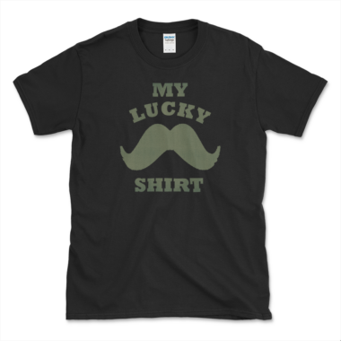 unisex-basic-softstyle-t-shirt-black-front-64875b965e18e.png Trendy Mustache T-shirt Black by Left Arrow Tees