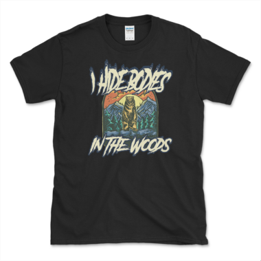 Serial Killer T-shirt Black by Left Arrow Tees
