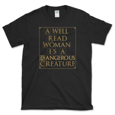 Eduation For Women T-shirt Black by Left Arrow Tees