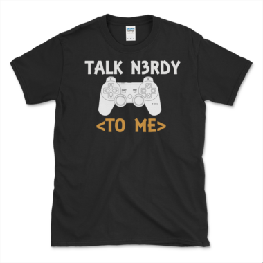 Video Gamers T-shirt Black by Left Arrow Tees