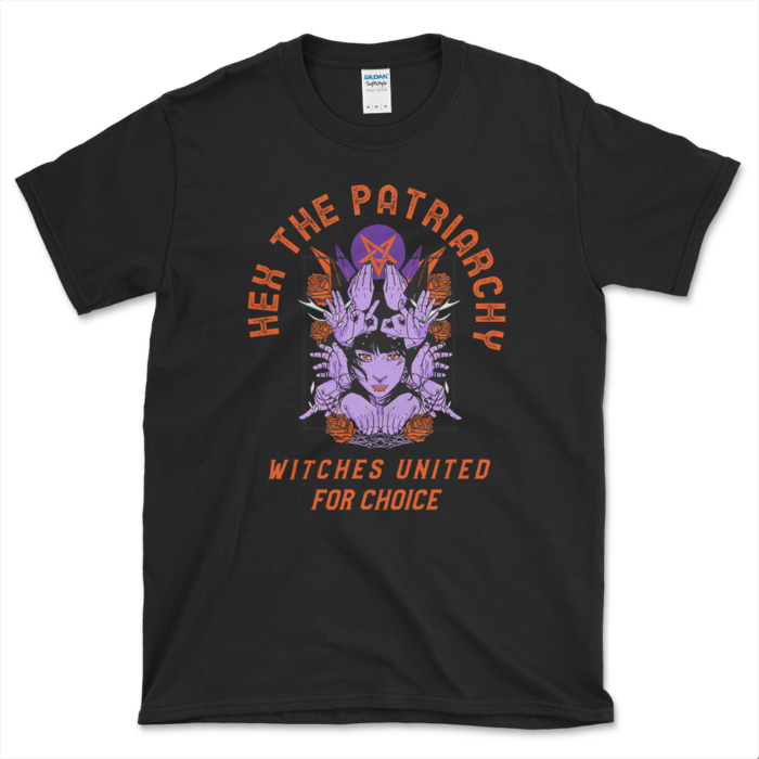 Pagan Witches Pro-Choice T-shirt Black by Left Arrow Tees