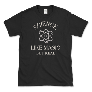 Scientific Atheist T-shirt Black by Left Arrow Tees