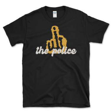 Fuck The Police T-shirt Black by Left Arrow Tees