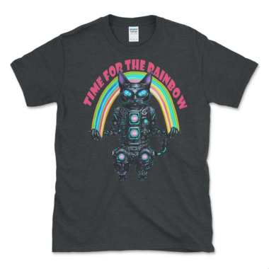 Gay Cyberpunk Cat T-Shirt