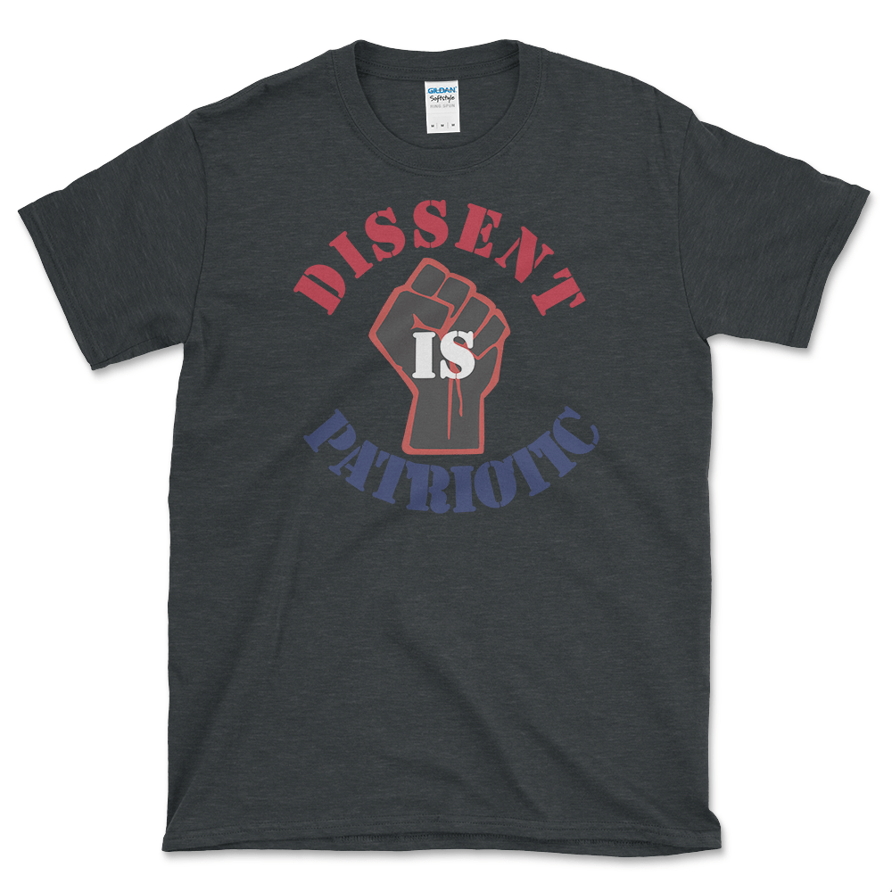 Activism And Protest T-shirt Dark Heather by Left Arrow Tees