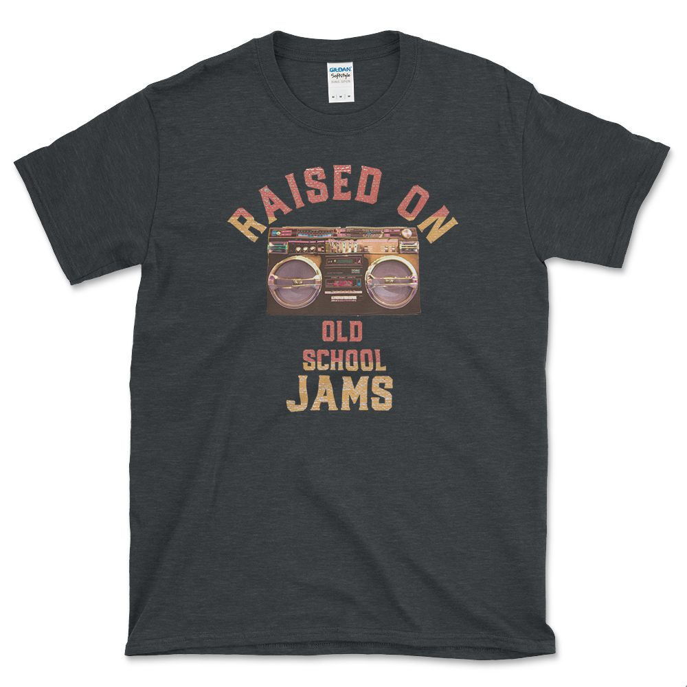 Classic R&B Music T-shirt Dark Heather by Left Arrow Tees
