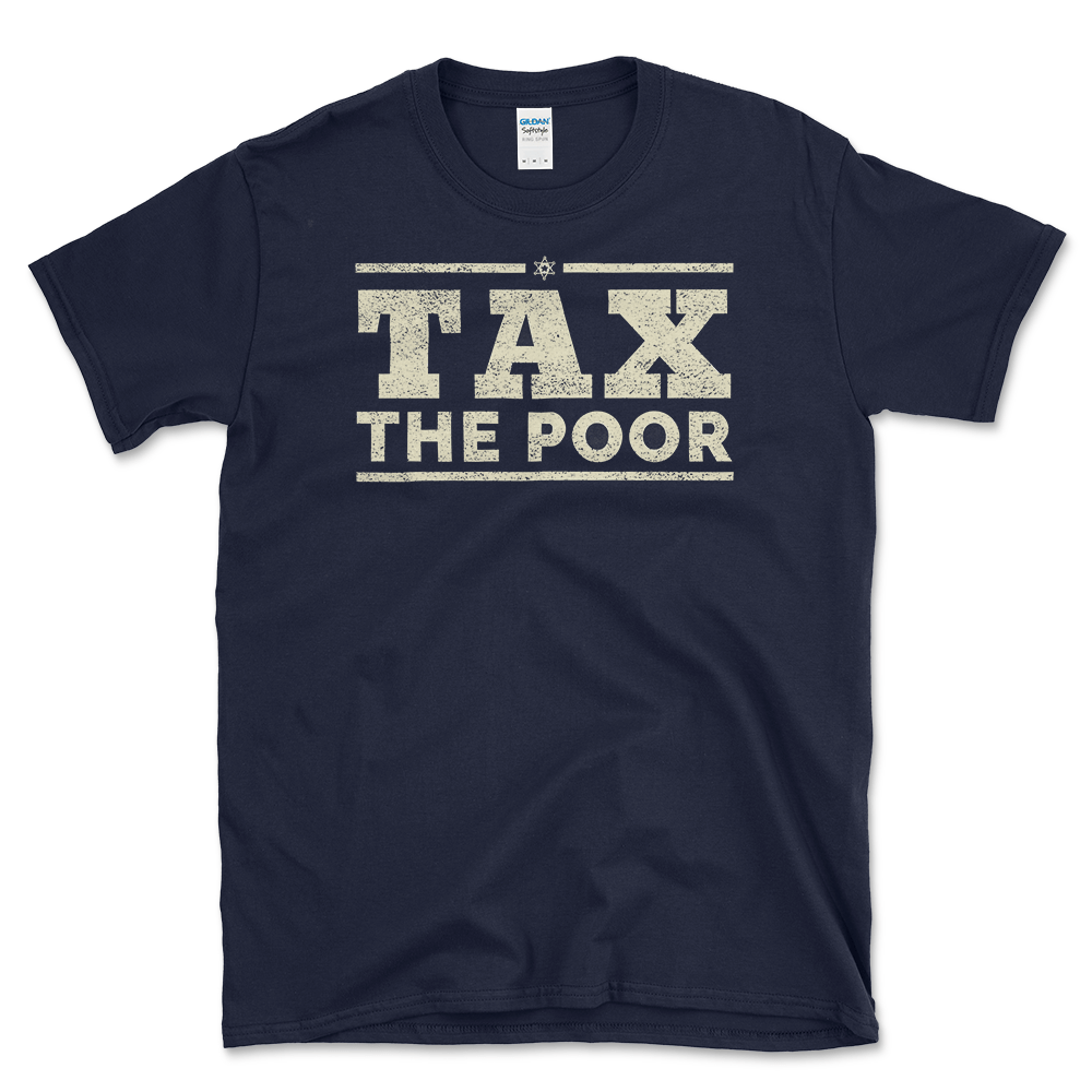 Sarcastic Neo-Liberal t-shirt NAvy by Left Arrow Tees