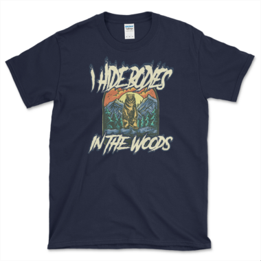 unisex-basic-softstyle-t-shirt-navy-front-6487630c6541e.png Serial Killer T-shirt Navy by Left Arrow Tees