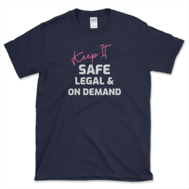 unisex-basic-softstyle-t-shirt-navy-front-648795323cd01.png Legalize Abortion T-shirt Navy by Left Arrow Tees