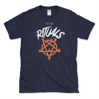 unisex-basic-softstyle-t-shirt-navy-front-6488901a49329.png Ghoulies Movie Quote T-shirt Navy by Left Arrow Tees