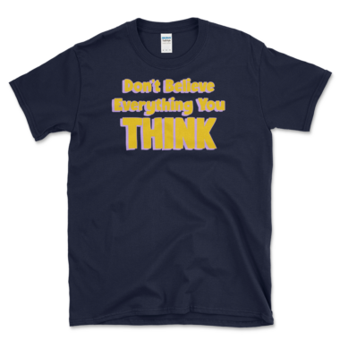 unisex-basic-softstyle-t-shirt-navy-front-6488a776c04cc.png Logic and Reason T-shirt Navy by Left Arrow Tees