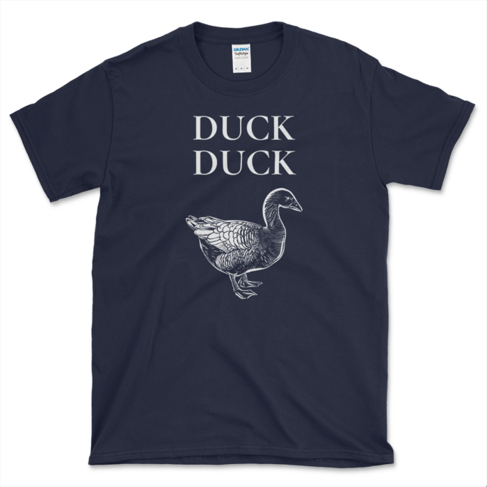Duck Duck Goose T-shirt Navy by Left Arrow Tees