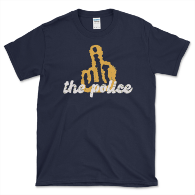 Fuck The Police T-shirt Navy by Left Arrow Tees