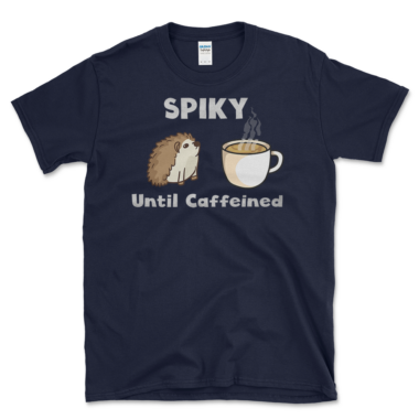 Need Coffee T-shirt Navy by Left Arrow Tees