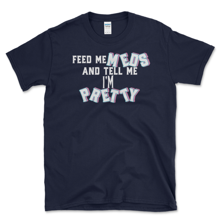 Cartoons For Grown-ups T-shirt Navy by Left Arrow Tees