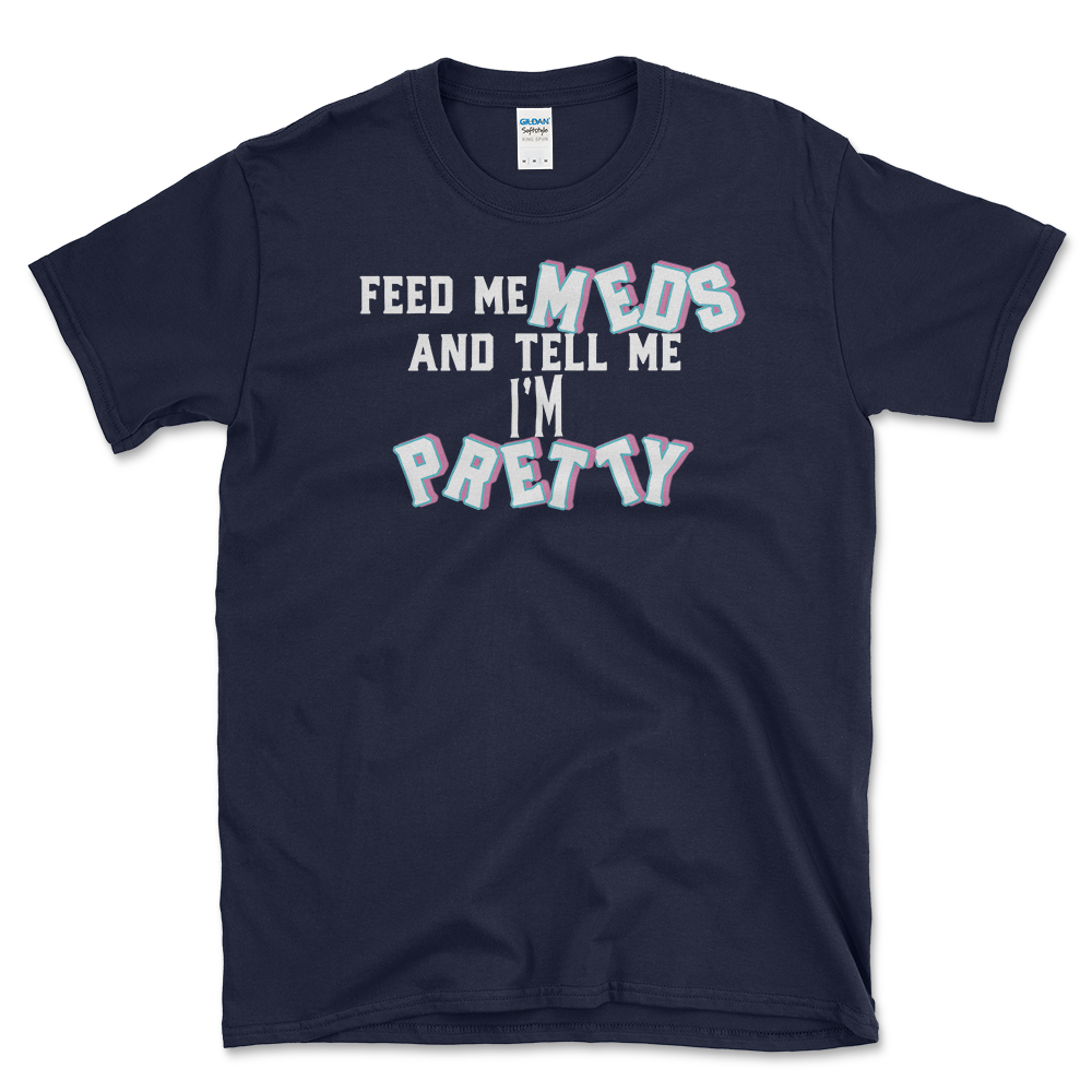 Cartoons For Grown-ups T-shirt Navy by Left Arrow Tees