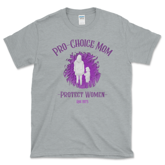 Pro-Choice Family T-shirt Sport Grey by Left Arrow Tees