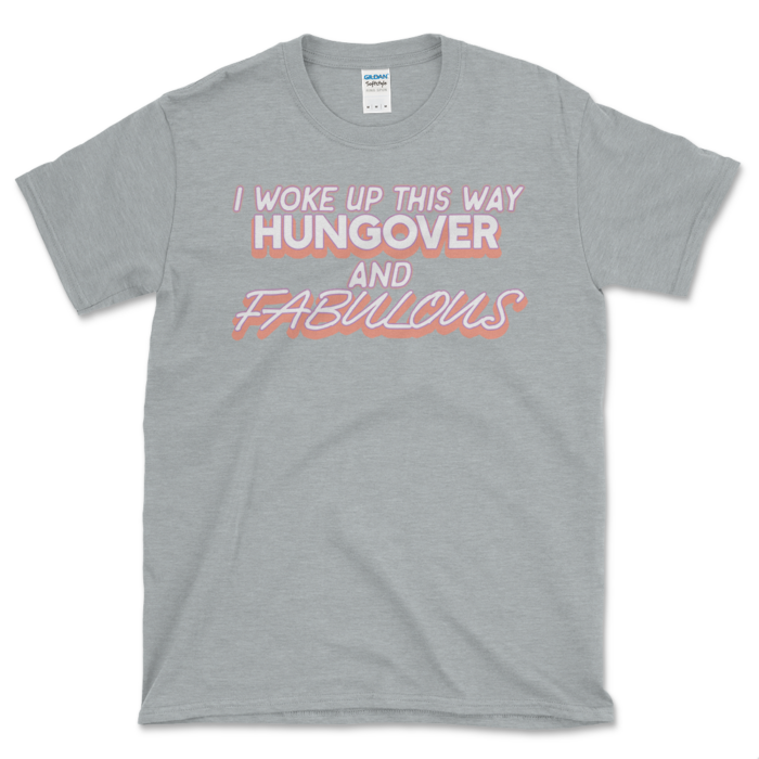 Hungover After Party T-shirt Sport Grey by Left Arrow Tees
