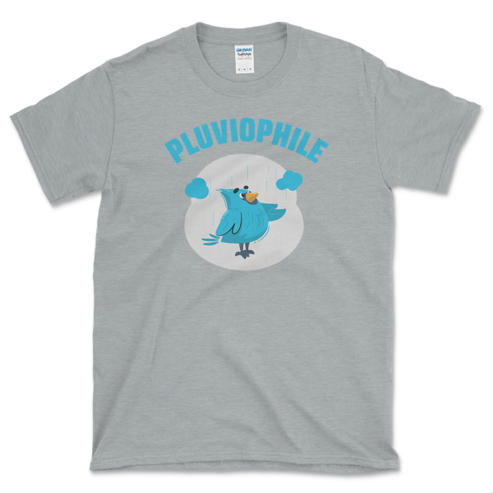 Rain Lovers T-shirt Sport Grey by Left Arrow Tees