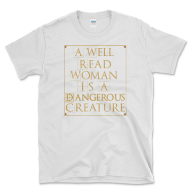Eduation For Women T-shirt White by Left Arrow Tees