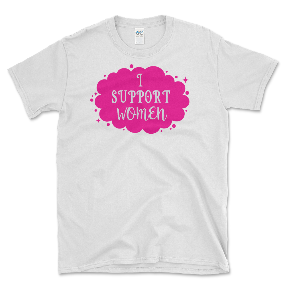 Gender Equality Support T-shirt White by Left Arrow Tees