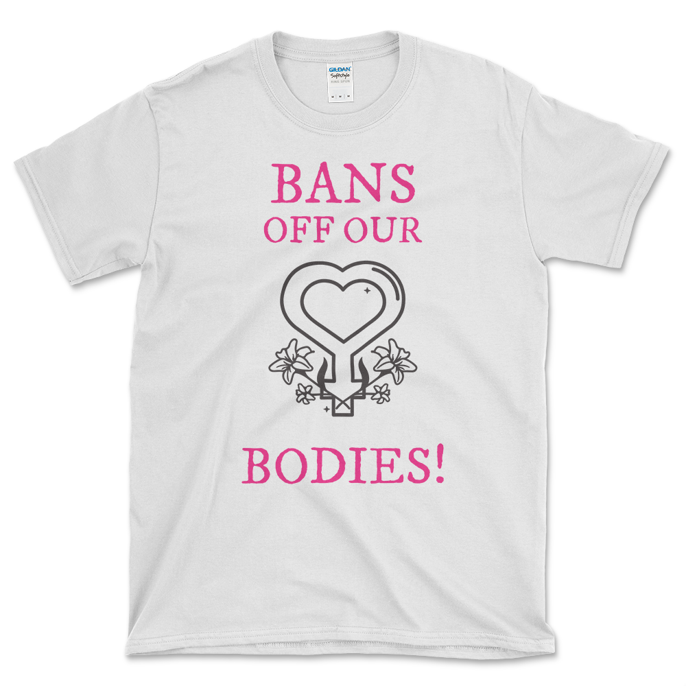 Legalize Abortion T-shirt White by Left Arrow Tees