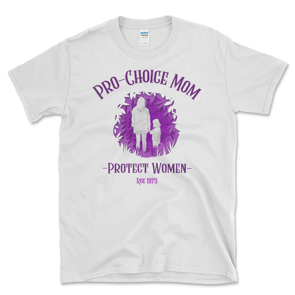 Pro-Choice Family T-shirt White by Left Arrow Tees