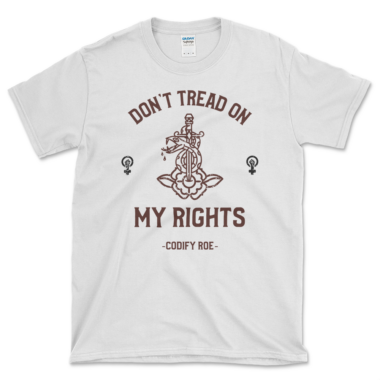 Codify Roe T-shirt White by Left Arrow Tees