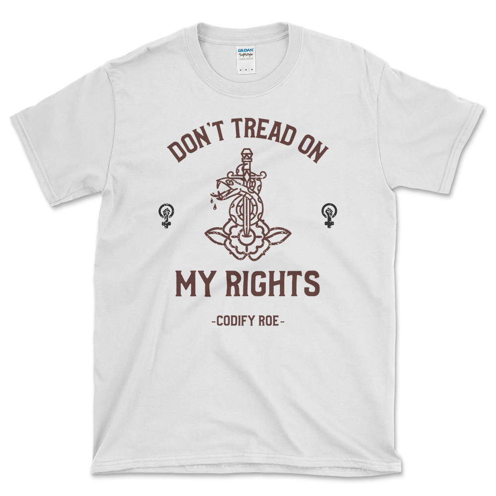 Codify Roe T-shirt White by Left Arrow Tees