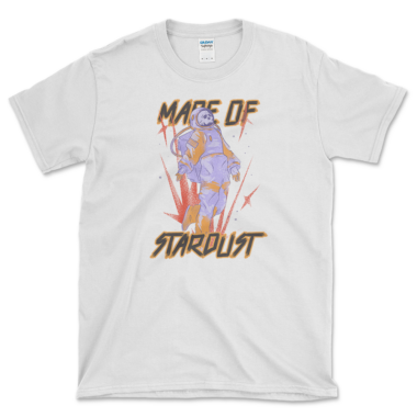 Cosmos Stardust T-shirt White by Left Arrow Tees