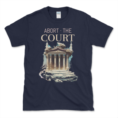 unisex-basic-softstyle-t-shirt-navy-front-64b52e12d7817.png Anti supreme court t shirt navy by Left Arrow Tees