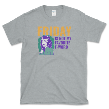 unisex-basic-softstyle-t-shirt-sport-grey-front-64a5ab046205c.png Casual Friday T-shirt Sport Grey by Left Arrow Tees