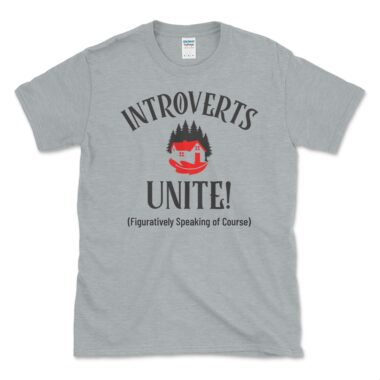 unisex-basic-softstyle-t-shirt-sport-grey-front-64ab24f584aa0.jpg Introverted Persons T-shirt sport grey by Left Arrow Tees
