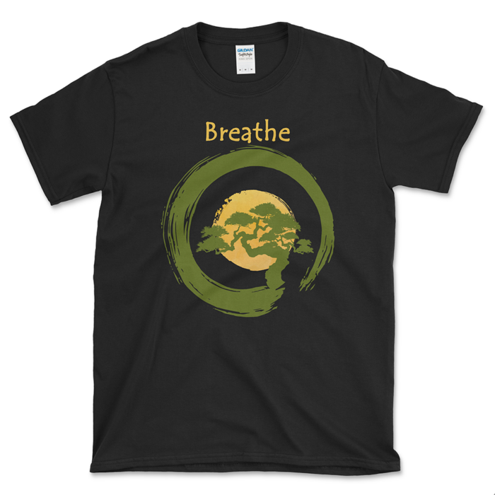 Zen Spirituality T-shirt Black by Left Arrow Tees