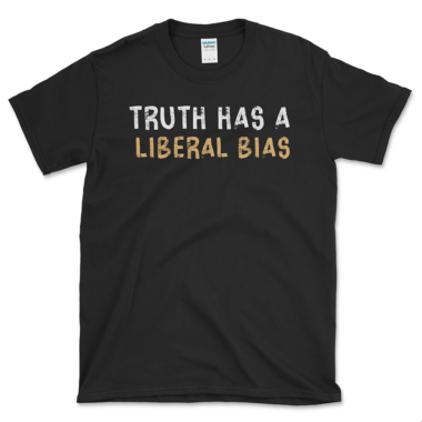 Democratic Voter Statement T-shirt Black by Left Arrow Tees