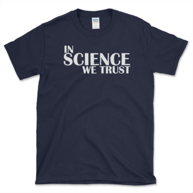 Pro Science T shirt navy by Left Arrow Tees