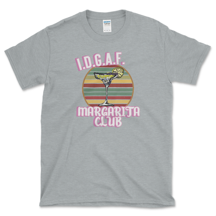 Margarita Club Vacation T-shirt Sport Grey by Left Arrow Tees