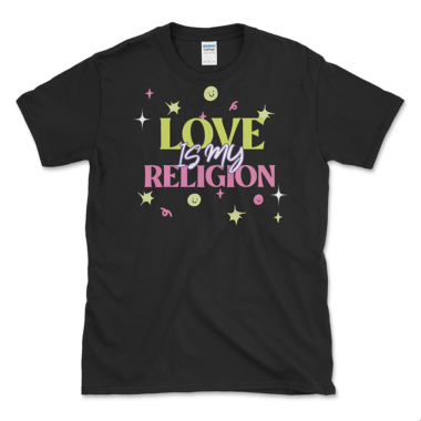 Lgbtqia+ atheism quote t shirt Black by Left Arrow Tees