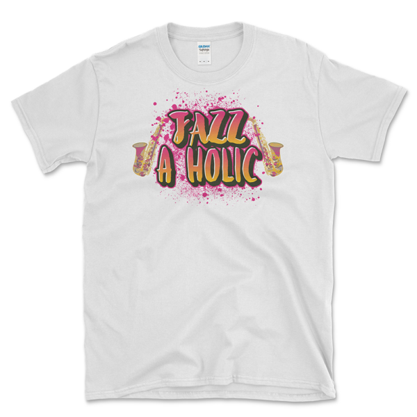 Jazz Music Lovers T-shirt White by Left Arrow Tees