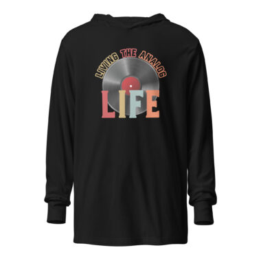 Analog Life Vinyl Record Hoodie Tee