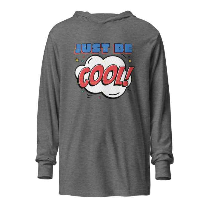 Cool Comic Book Style Hooded T-shirt Grey Tri-blend by Left Arrow Tees