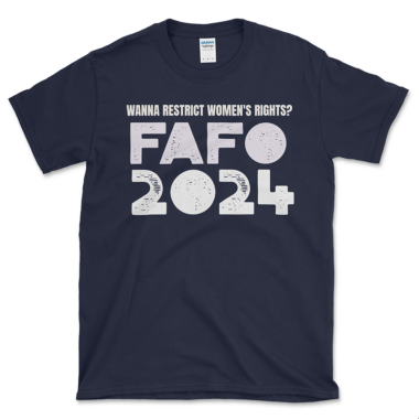 unisex-basic-softstyle-t-shirt-navy-front-654fb5b28e3aa.png Abortion Rights 2024 Election T-shirt by Left Arrow Tees Navy