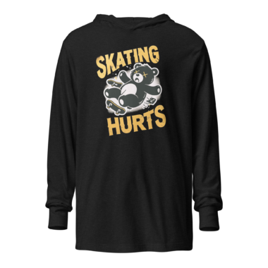 Skating Hurts Skateboarding Hoodie Tee