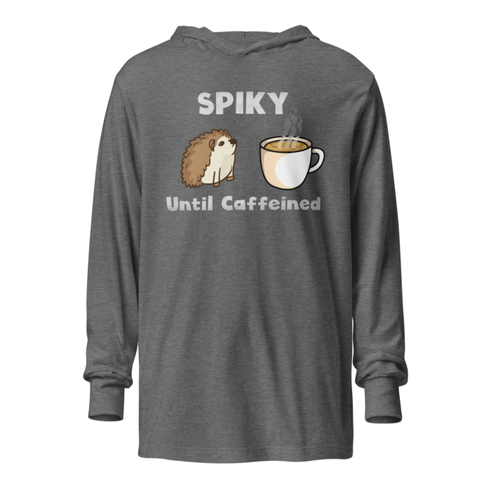 Coffee Drinkers Hedgehog Hoodie Tee - Image 5