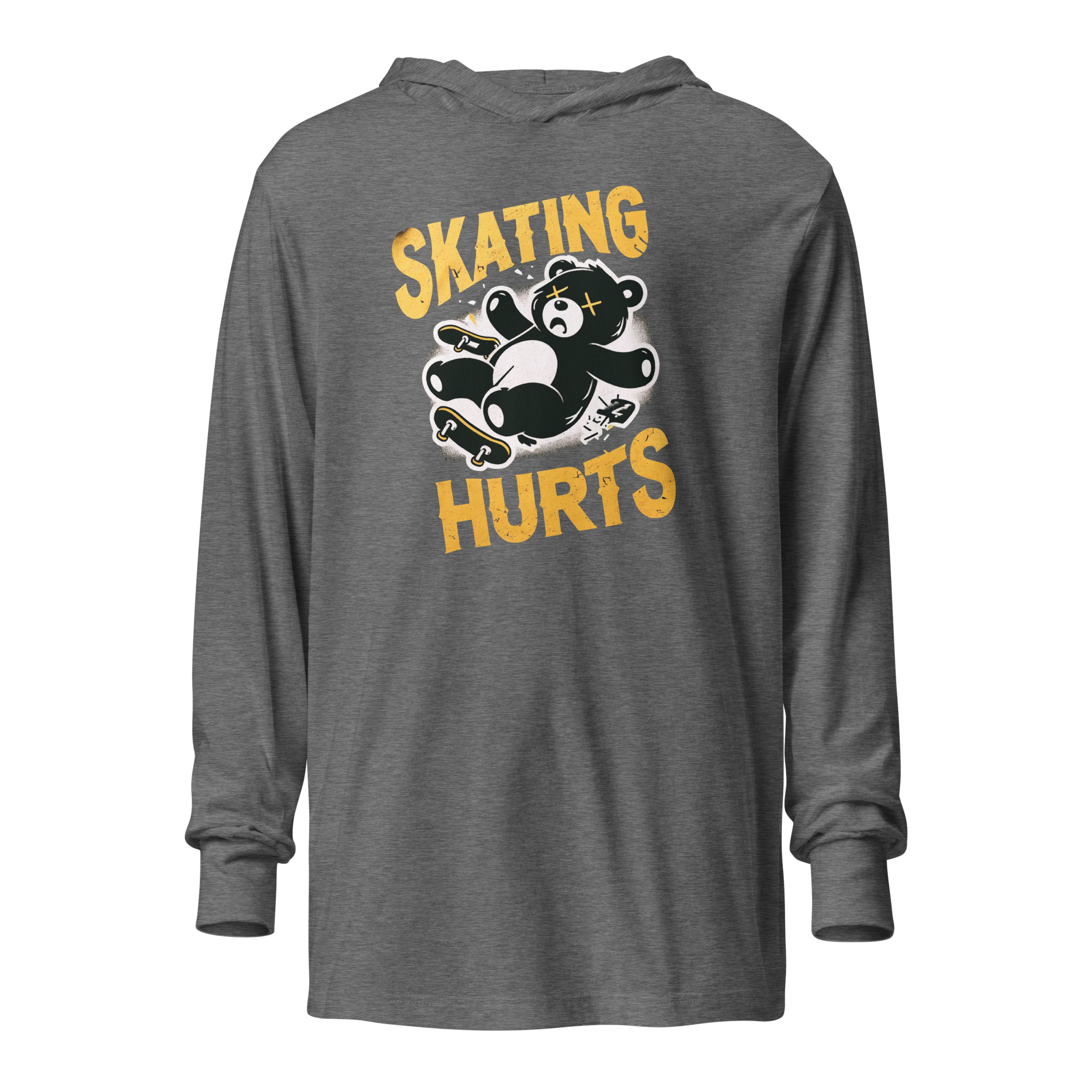 Skating Hurts Skateboarding Hoodie Tee - Image 5
