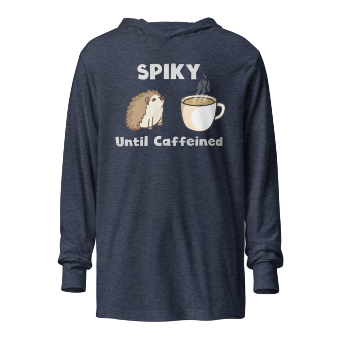Coffee Drinkers Hedgehog Hoodie Tee - Image 3