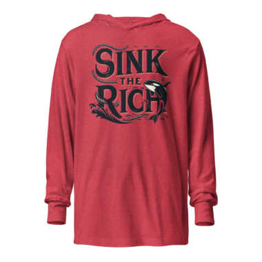 Sink the Rich Orca Attacks Hoodie Tee